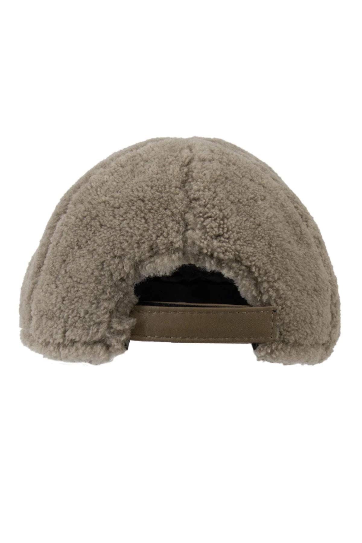 Kürklü Unisex Şapka 24SP01 Vizon