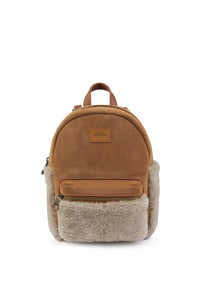 Fur Suede Women's Backpack 191600 Camel