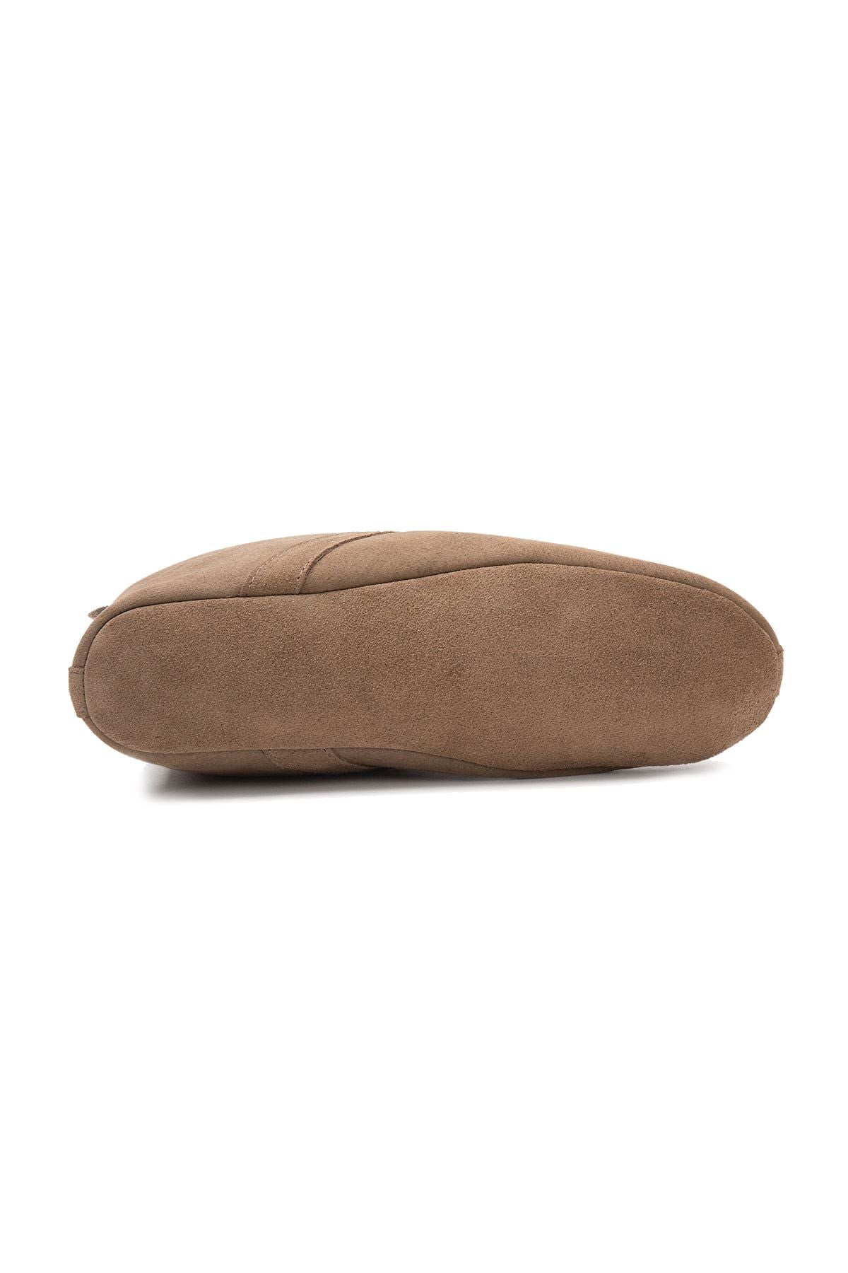 Kürklü Unisex Panduf 191203 Vizon