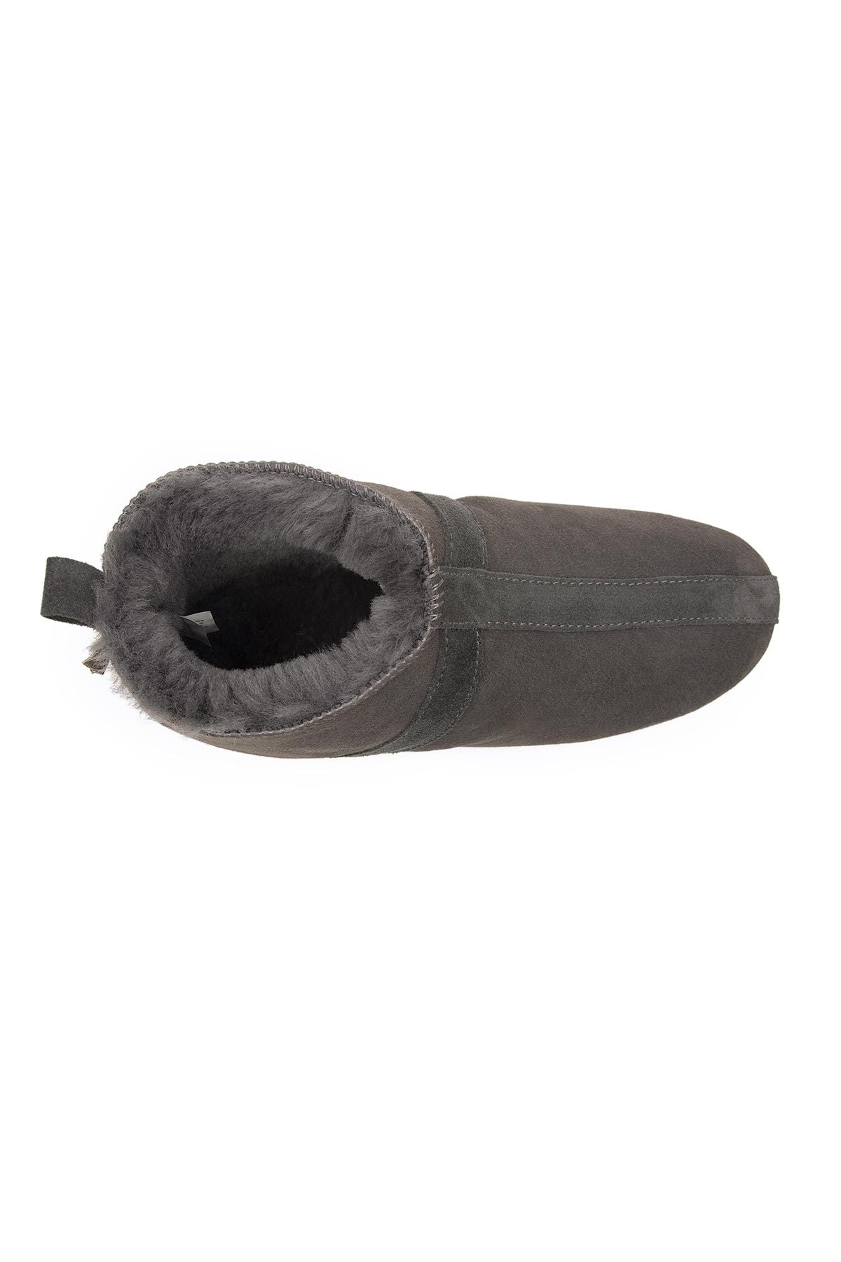 Kürklü Unisex Panduf 191203 Antrasit