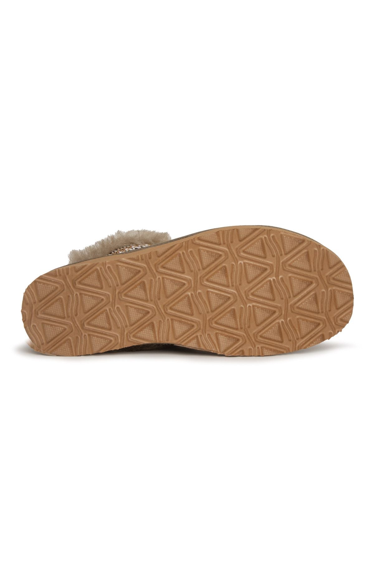 Embroidered Women's House Slippers 191204 Mink