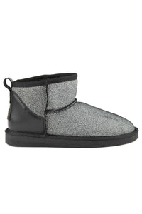 Special Print Women's Shearling Boot 191147 Black