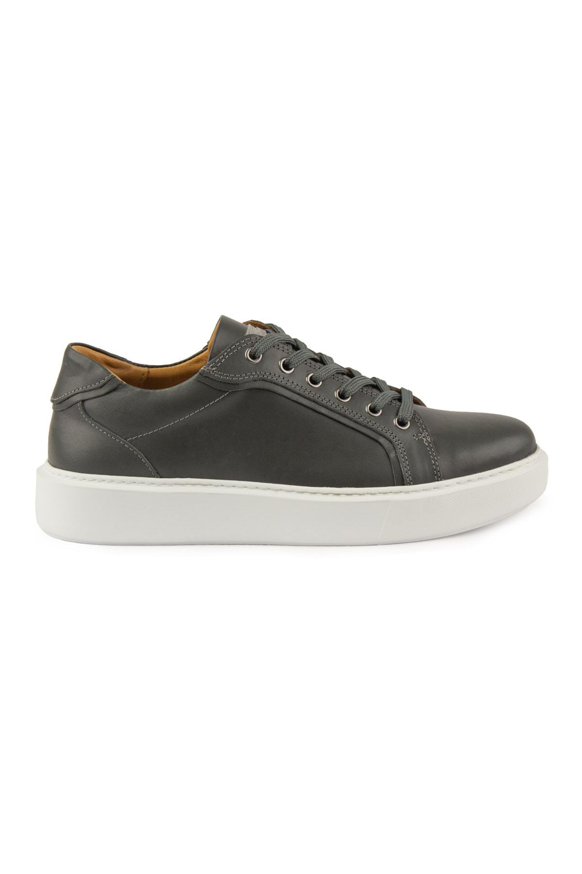 Star Hakiki Deri Sneaker 500970 Haki