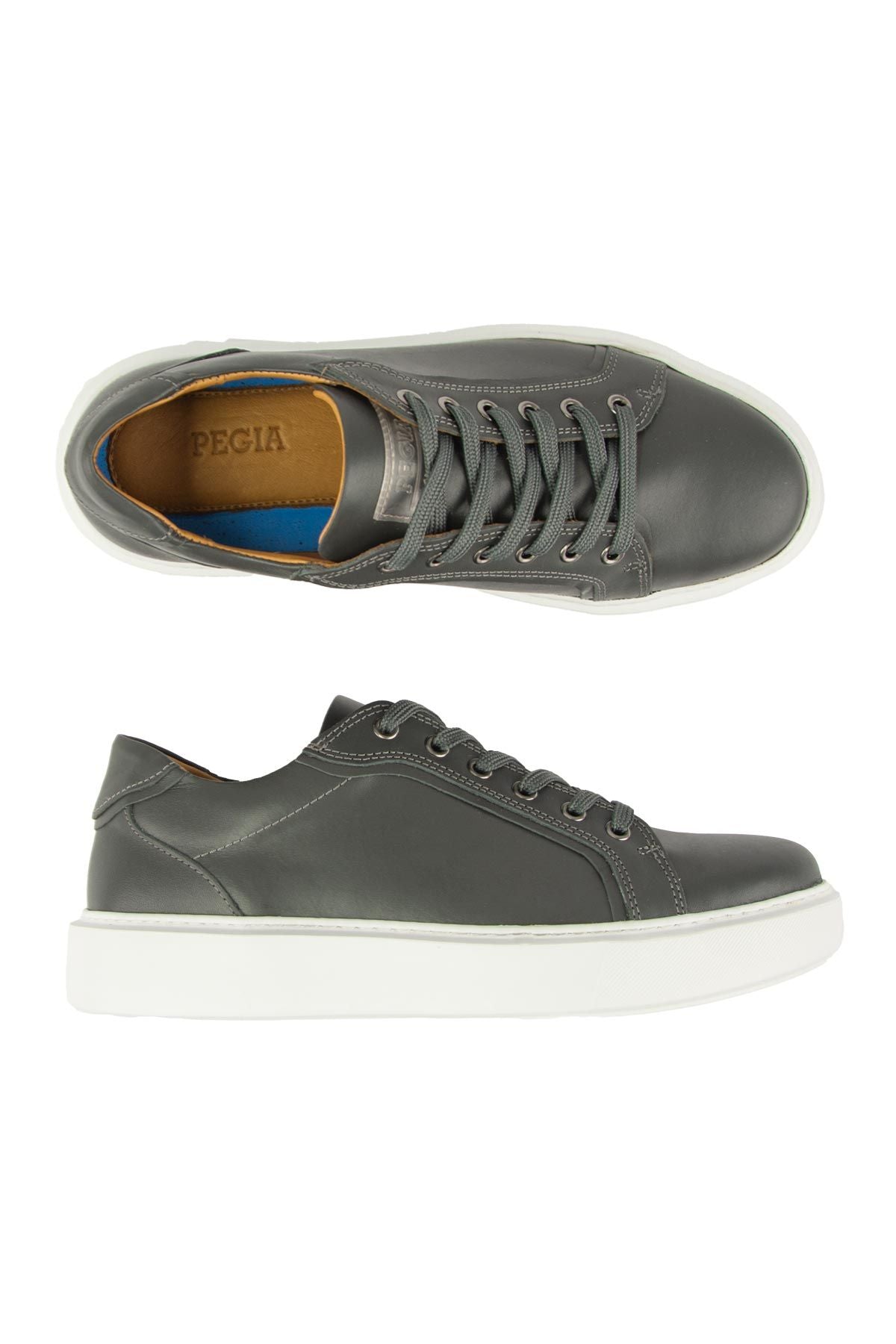 Star Hakiki Deri Sneaker 500970 Haki