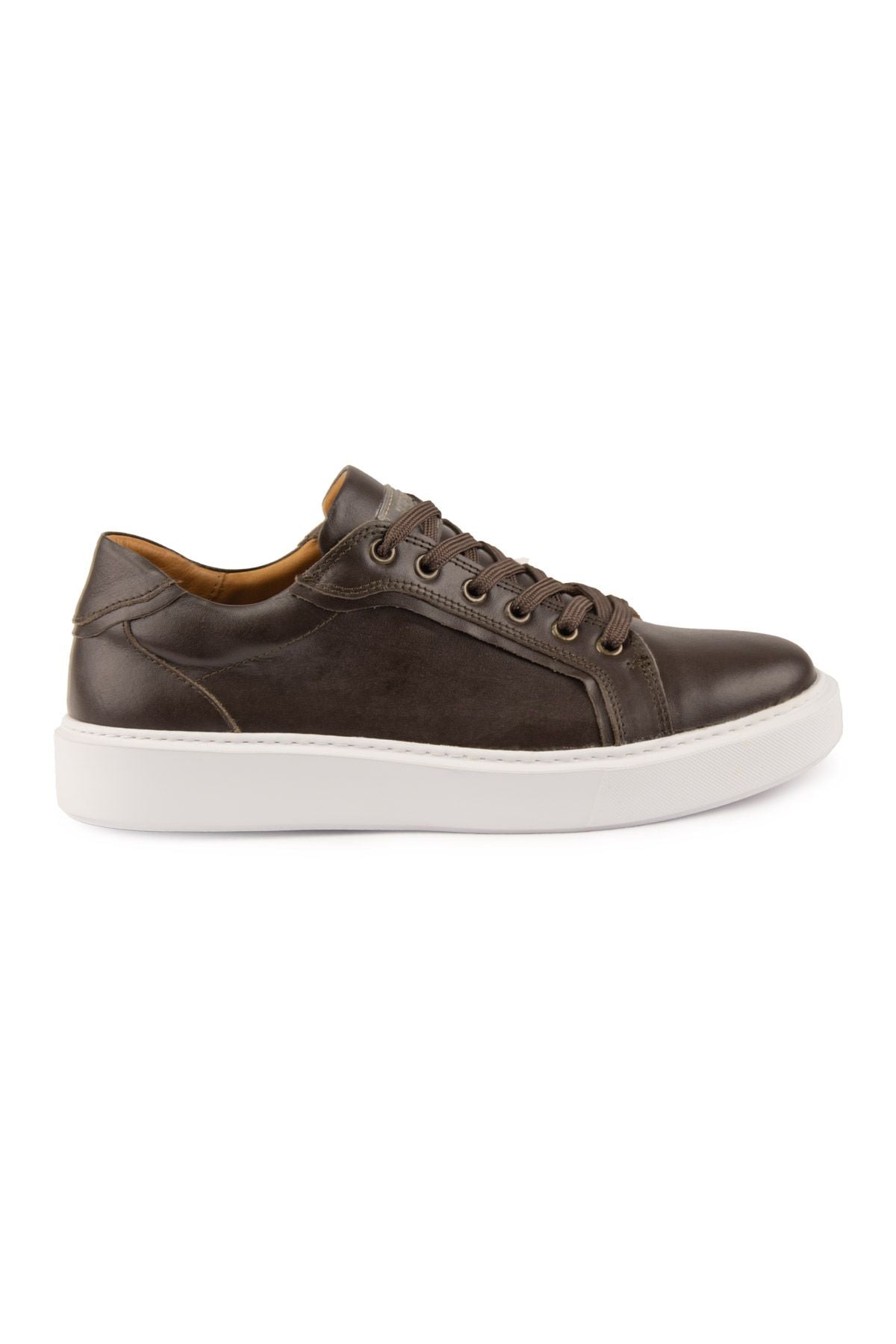 Star Hakiki Deri Sneaker 500970 Kahve
