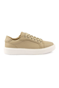 Star Genuine Leather Sneaker 500970 Dark Beige