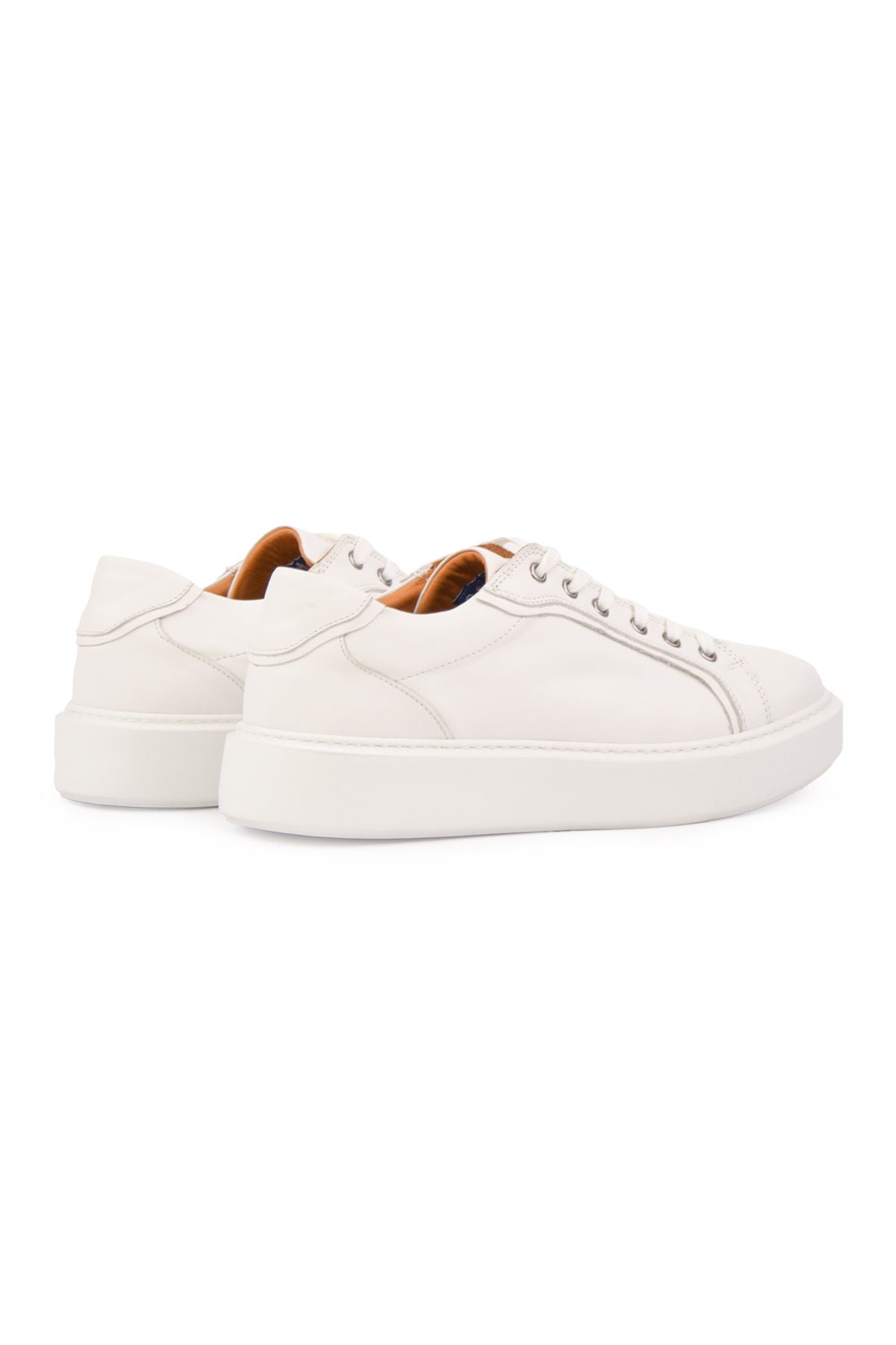 Star Hakiki Deri Sneaker 500970 Beyaz