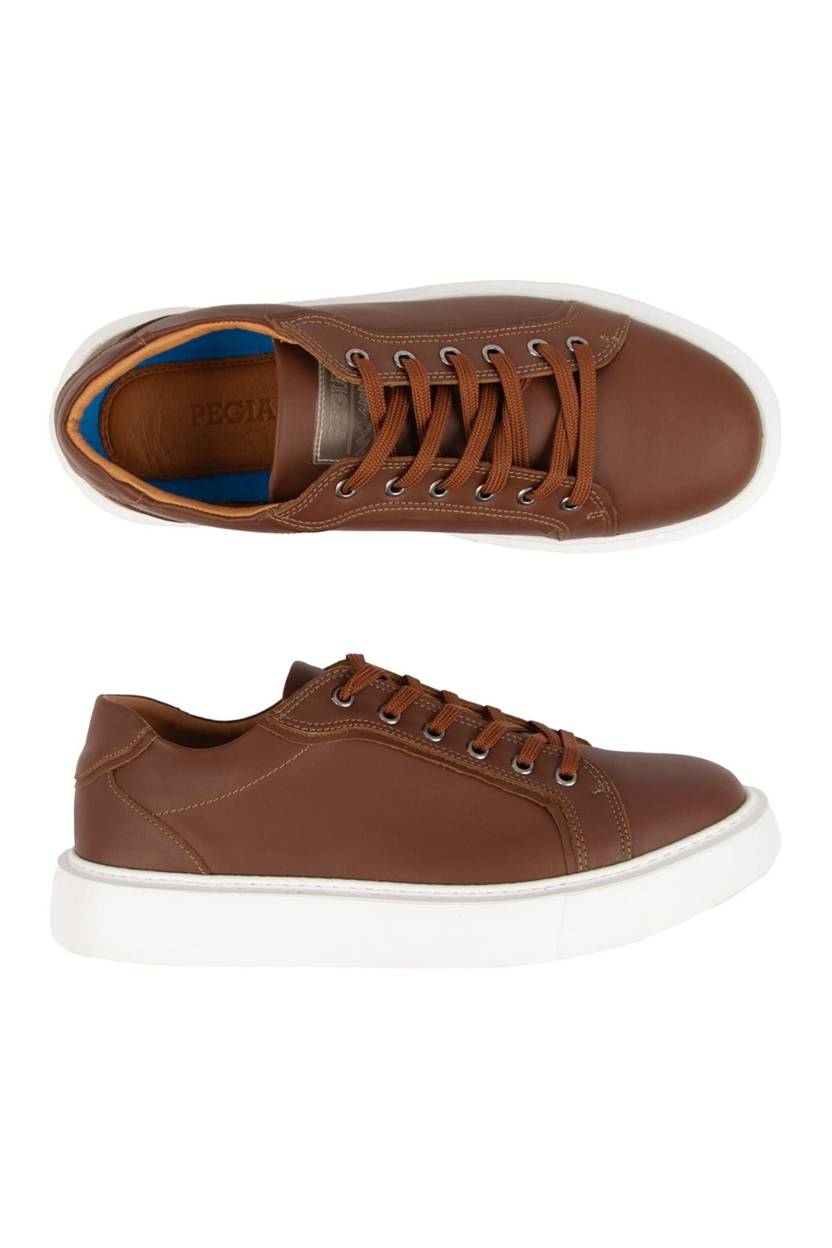 Star Hakiki Deri Sneaker 500970 Taba