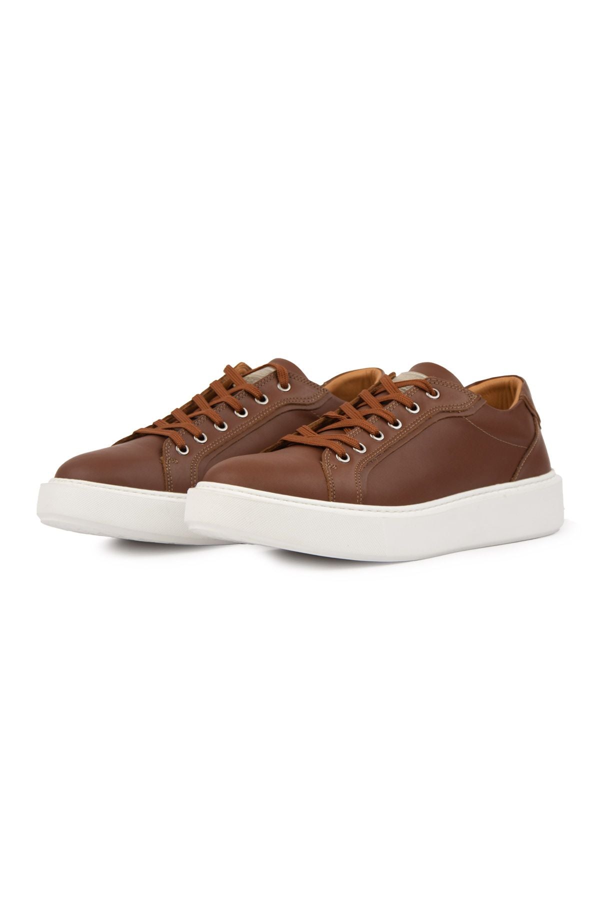 Star Hakiki Deri Sneaker 500970 Taba