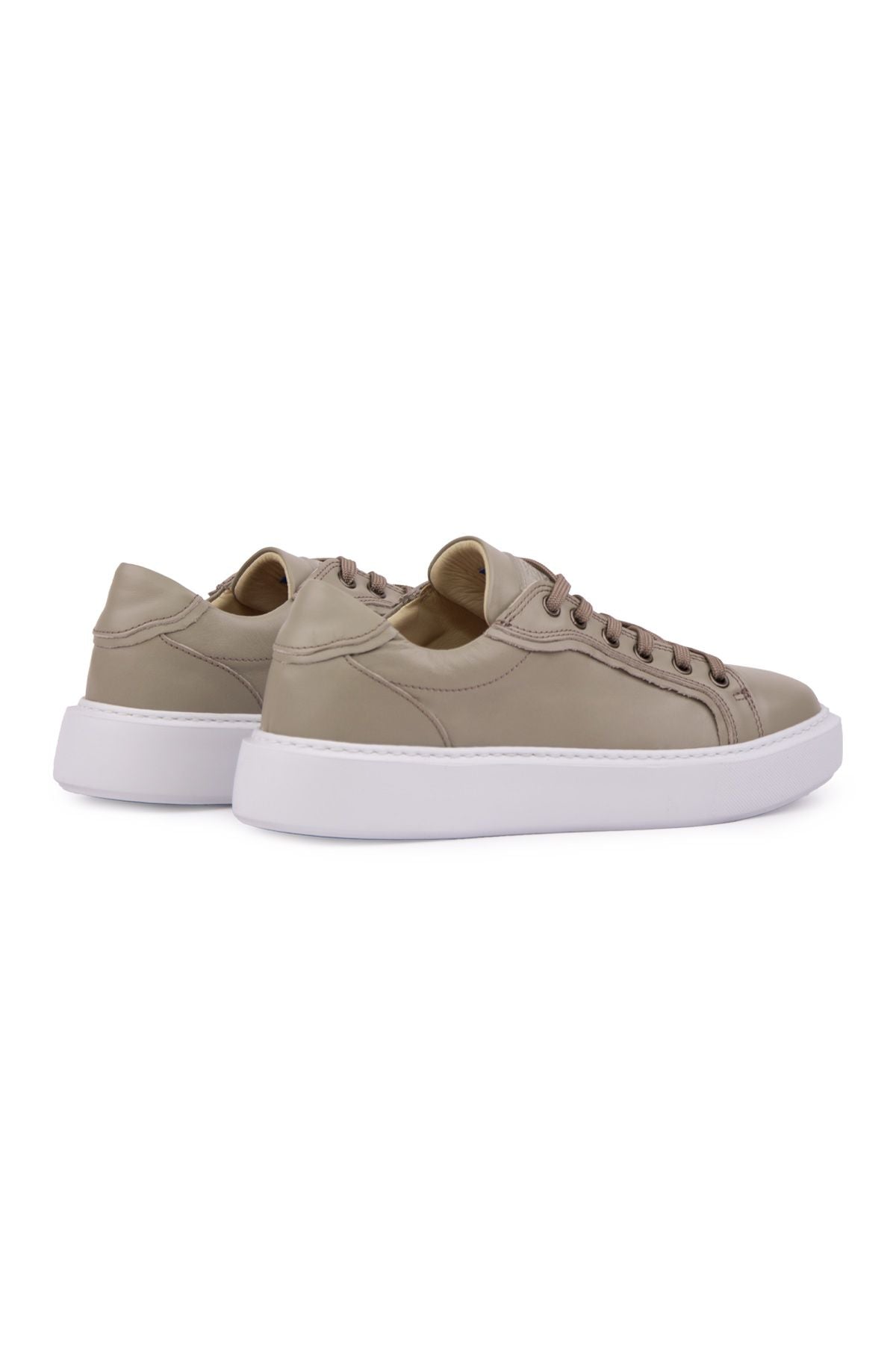 Star Hakiki Deri Sneaker 500970 Bej