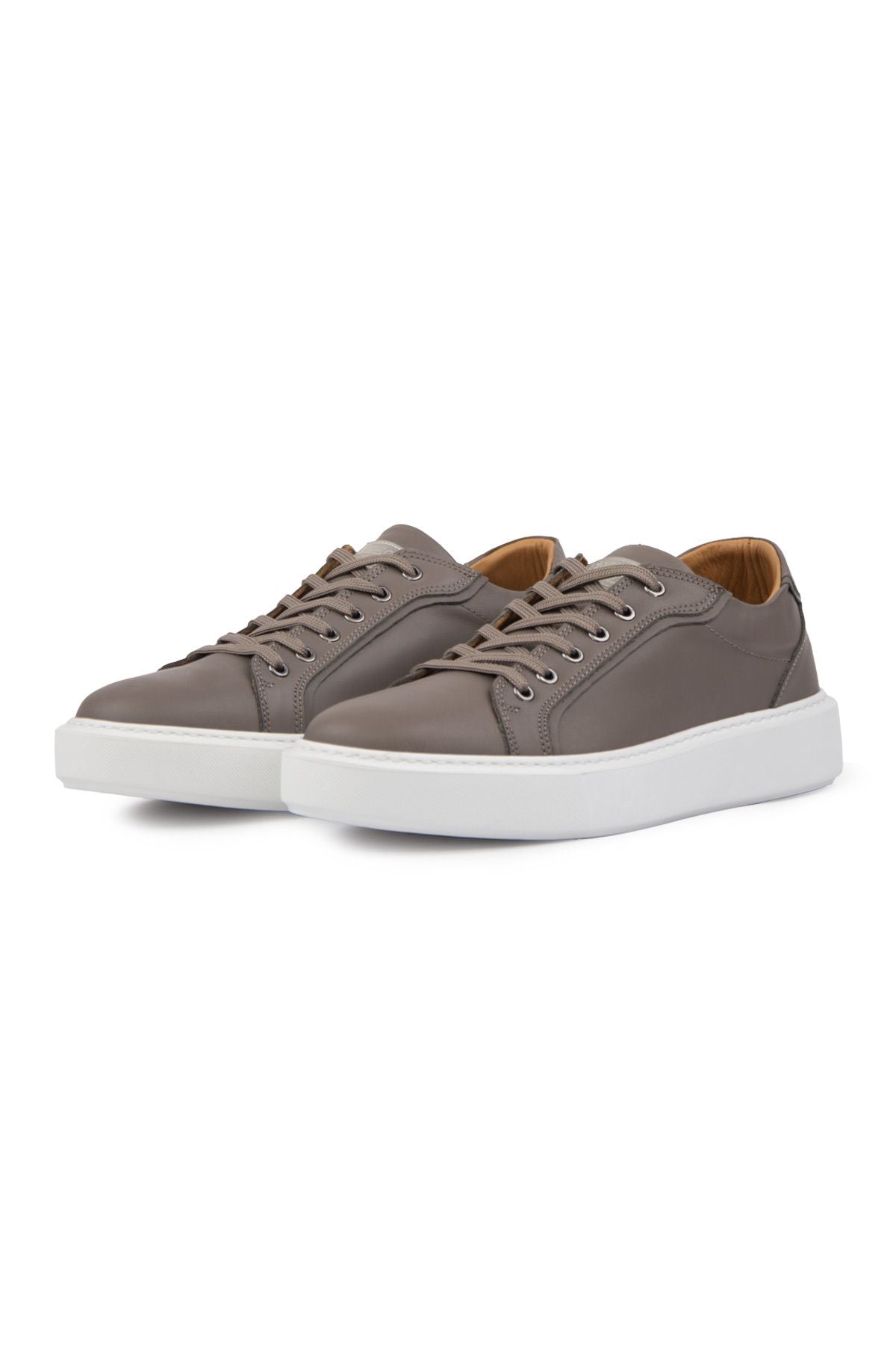 Star Hakiki Deri Sneaker 500970 Vizon