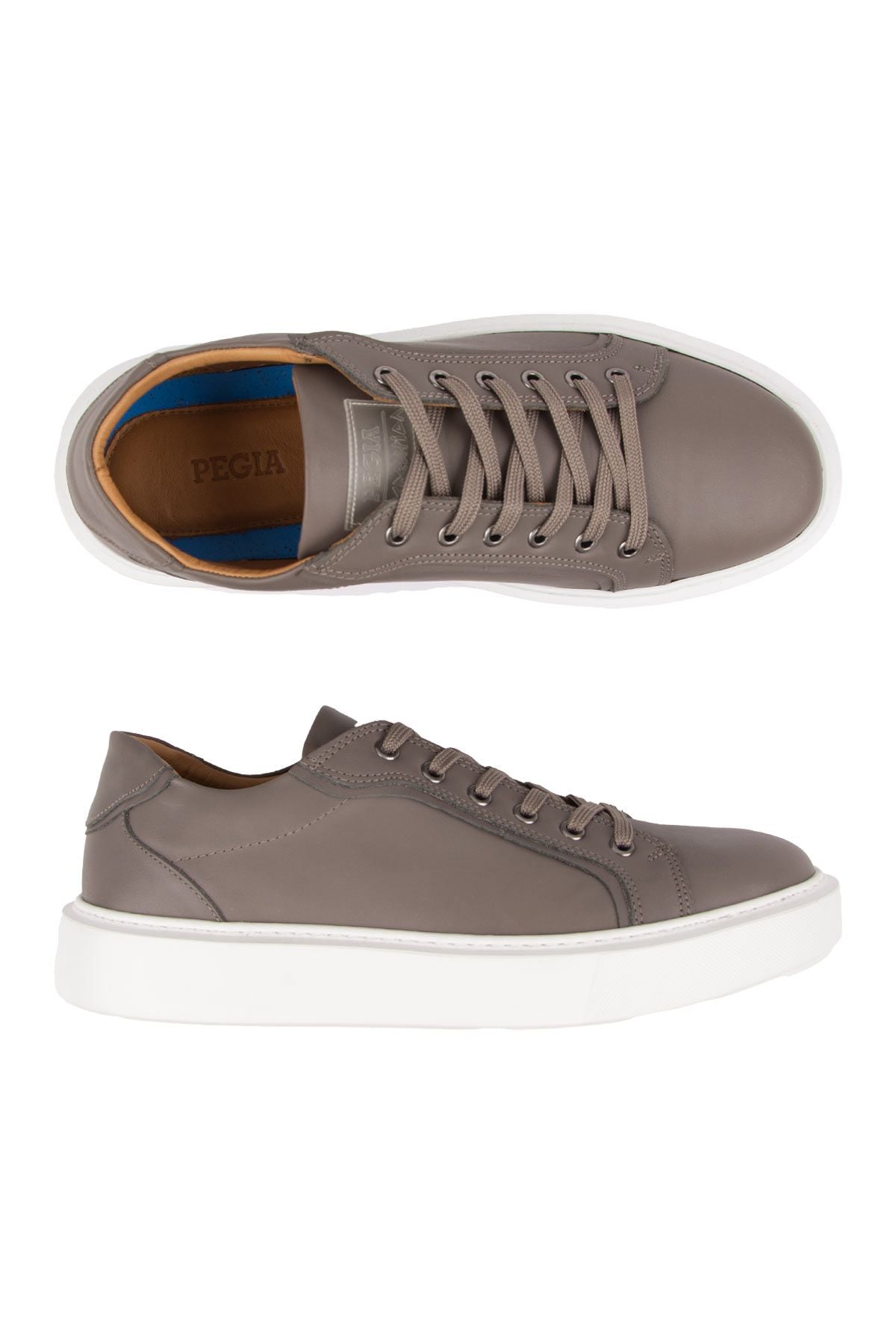 Star Hakiki Deri Sneaker 500970 Vizon