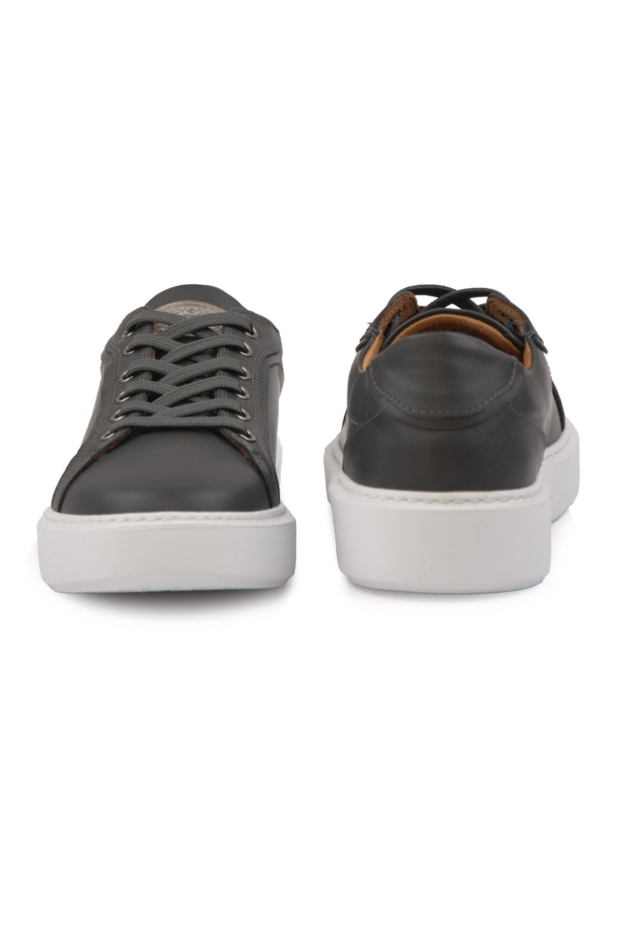 Star Hakiki Deri Sneaker 500970 Antrasit