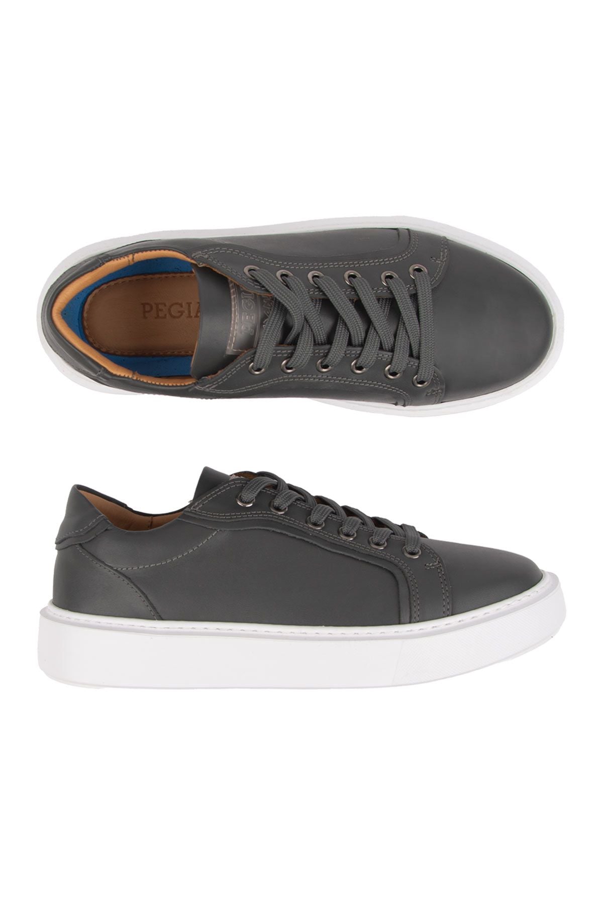 Star Hakiki Deri Sneaker 500970 Antrasit