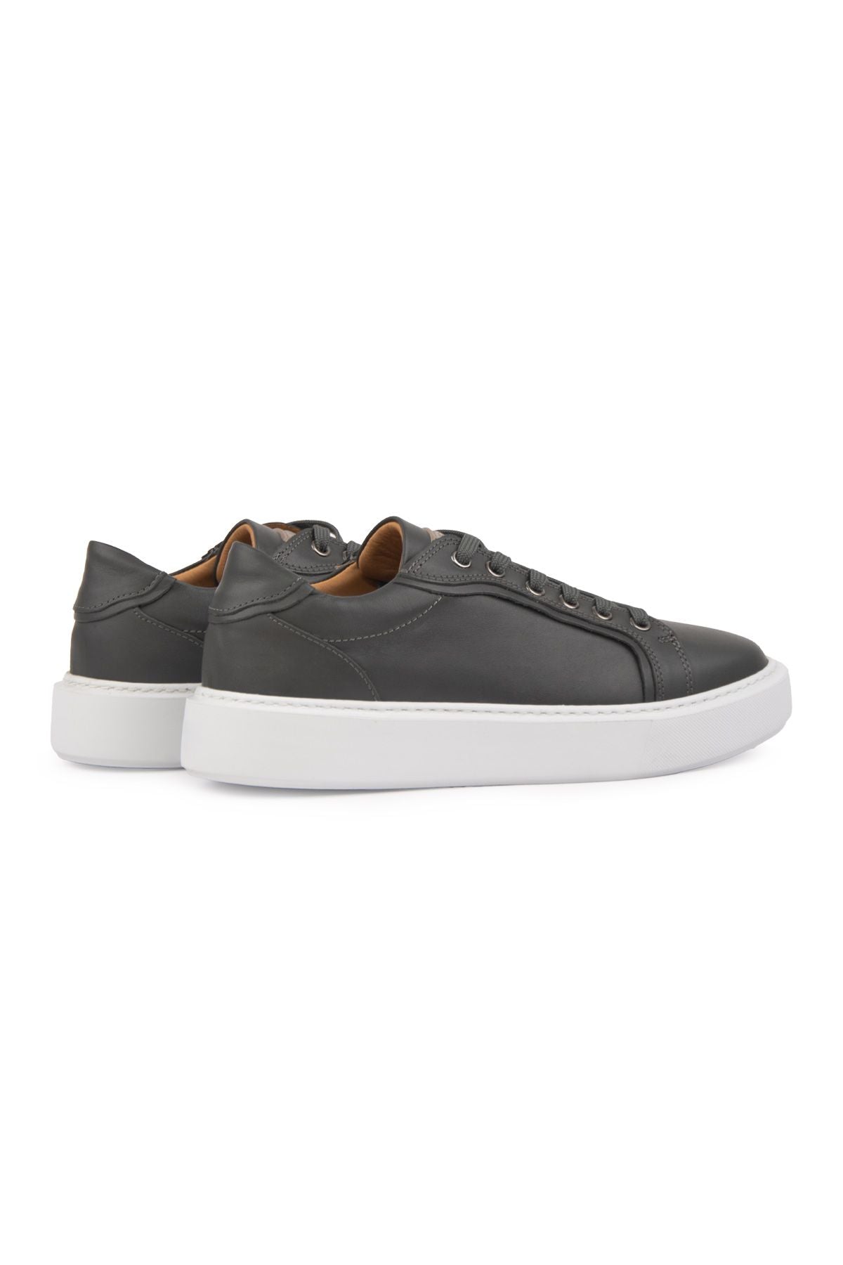 Star Hakiki Deri Sneaker 500970 Antrasit