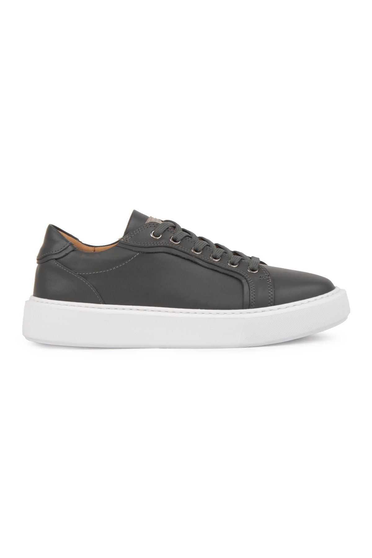 Star Hakiki Deri Sneaker 500970 Antrasit