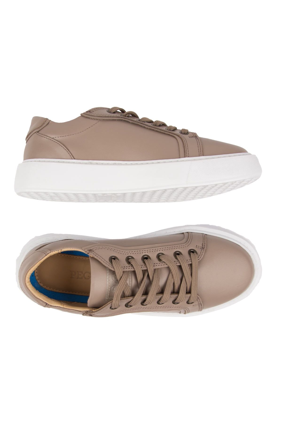 Star Hakiki Deri Sneaker 500970 Taş
