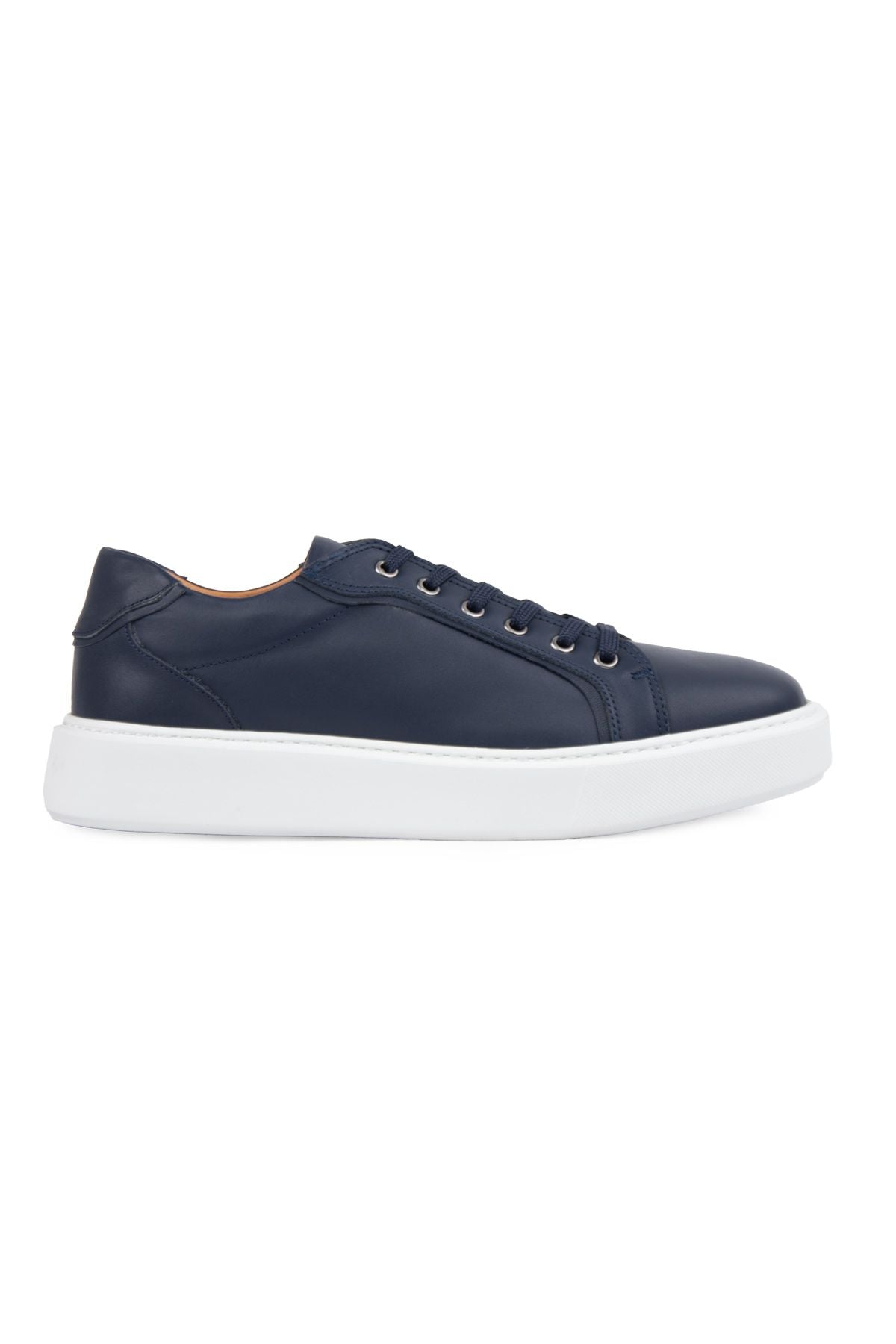 Star Hakiki Deri Sneaker 500970 Lacivert