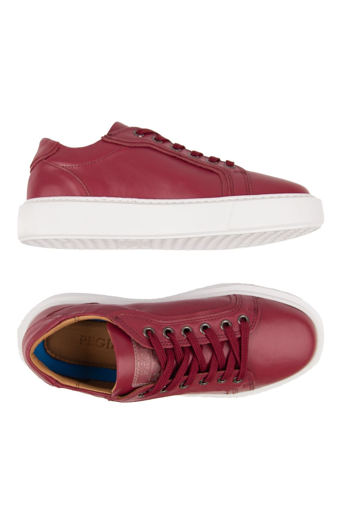 Star Hakiki Deri Sneaker 500970 Kırmızı
