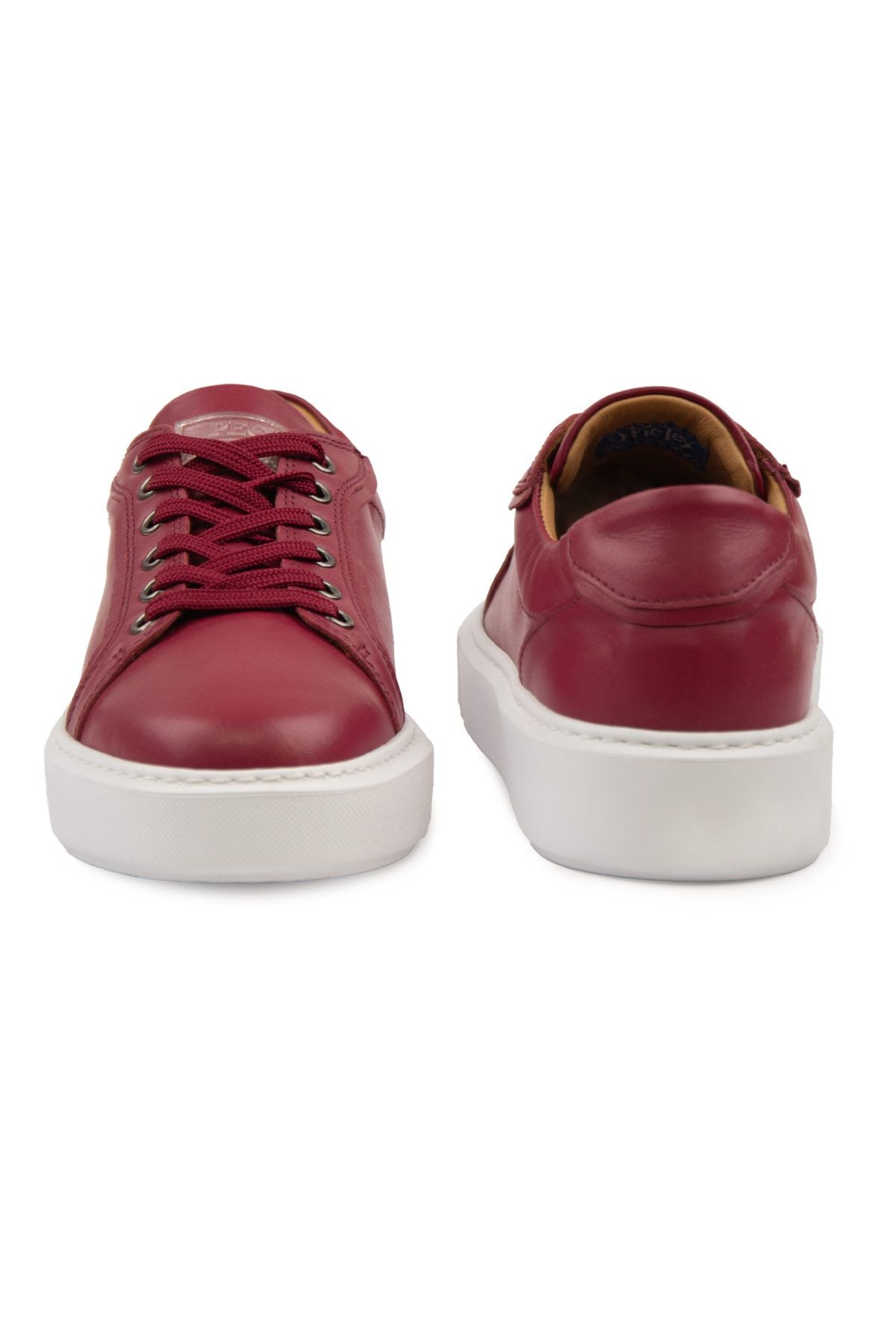 Star Hakiki Deri Sneaker 500970 Kırmızı