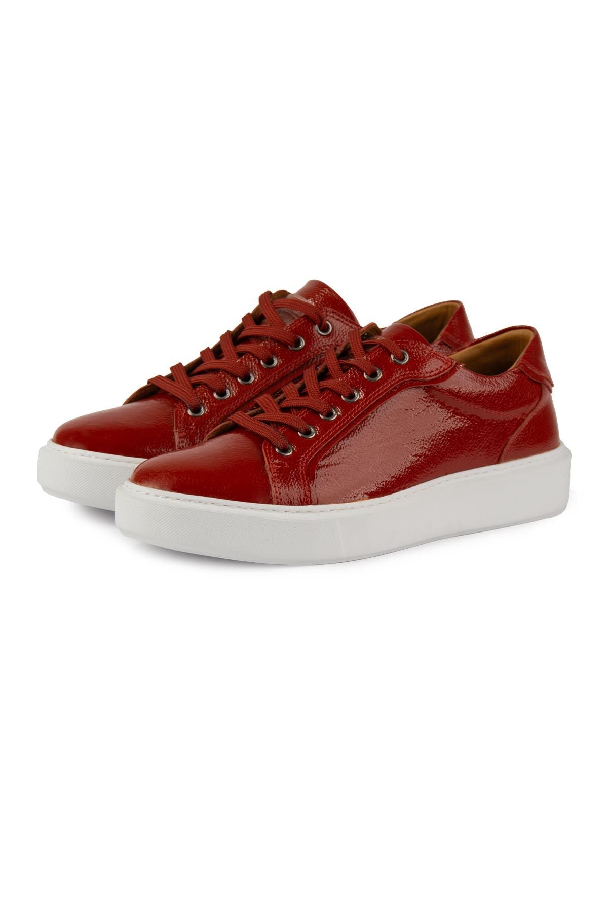Star Rugan Deri Sneaker 500972 Kırmızı