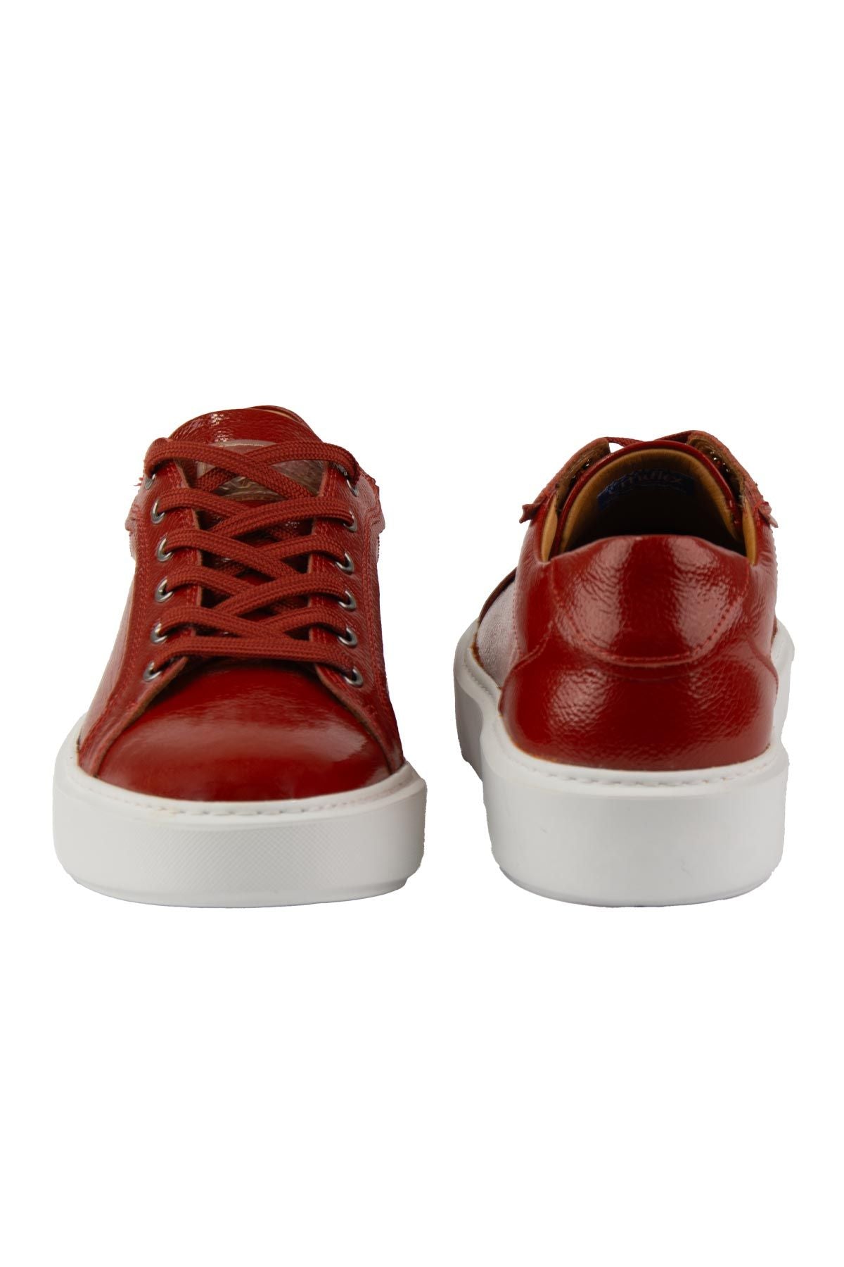 Star Rugan Deri Sneaker 500972 Kırmızı