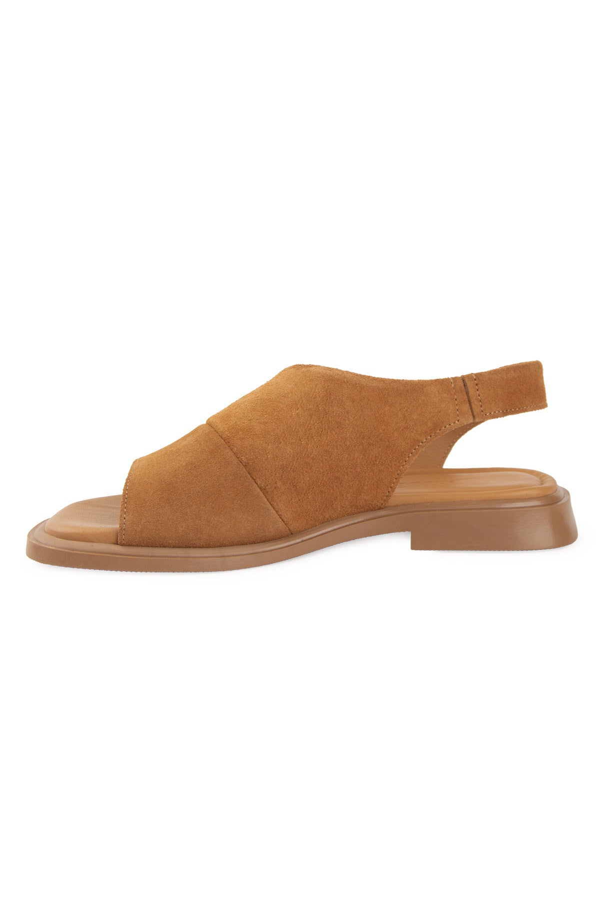 Süet Bantlı Kadın Sandalet DG6076 Taba