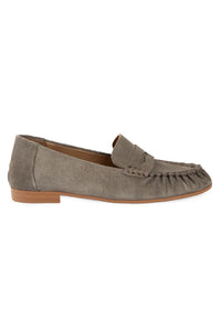 Süet Dikiş Detaylı Loafer DG6109 Vizon