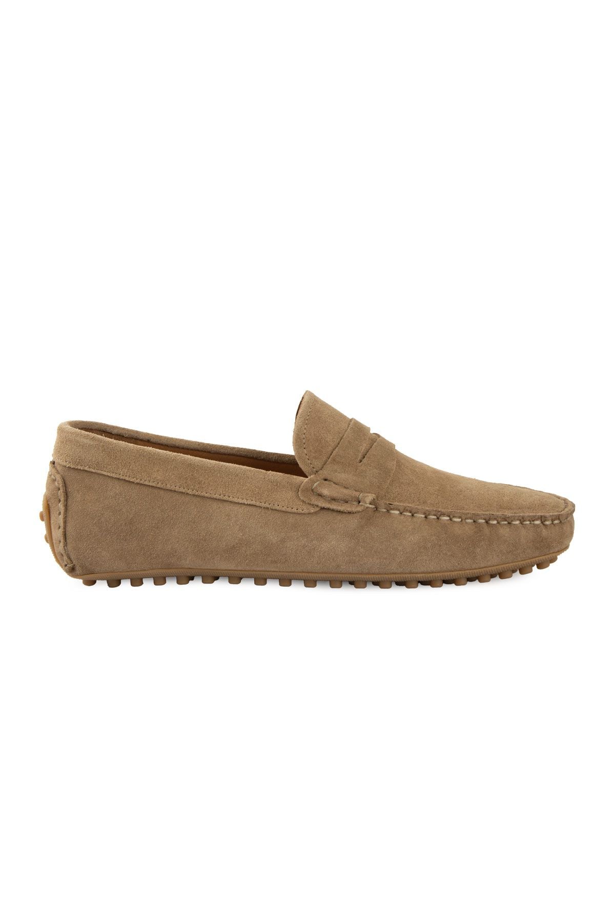 Süet Erkek Mokasen Ayakkabı 500914 Sahra