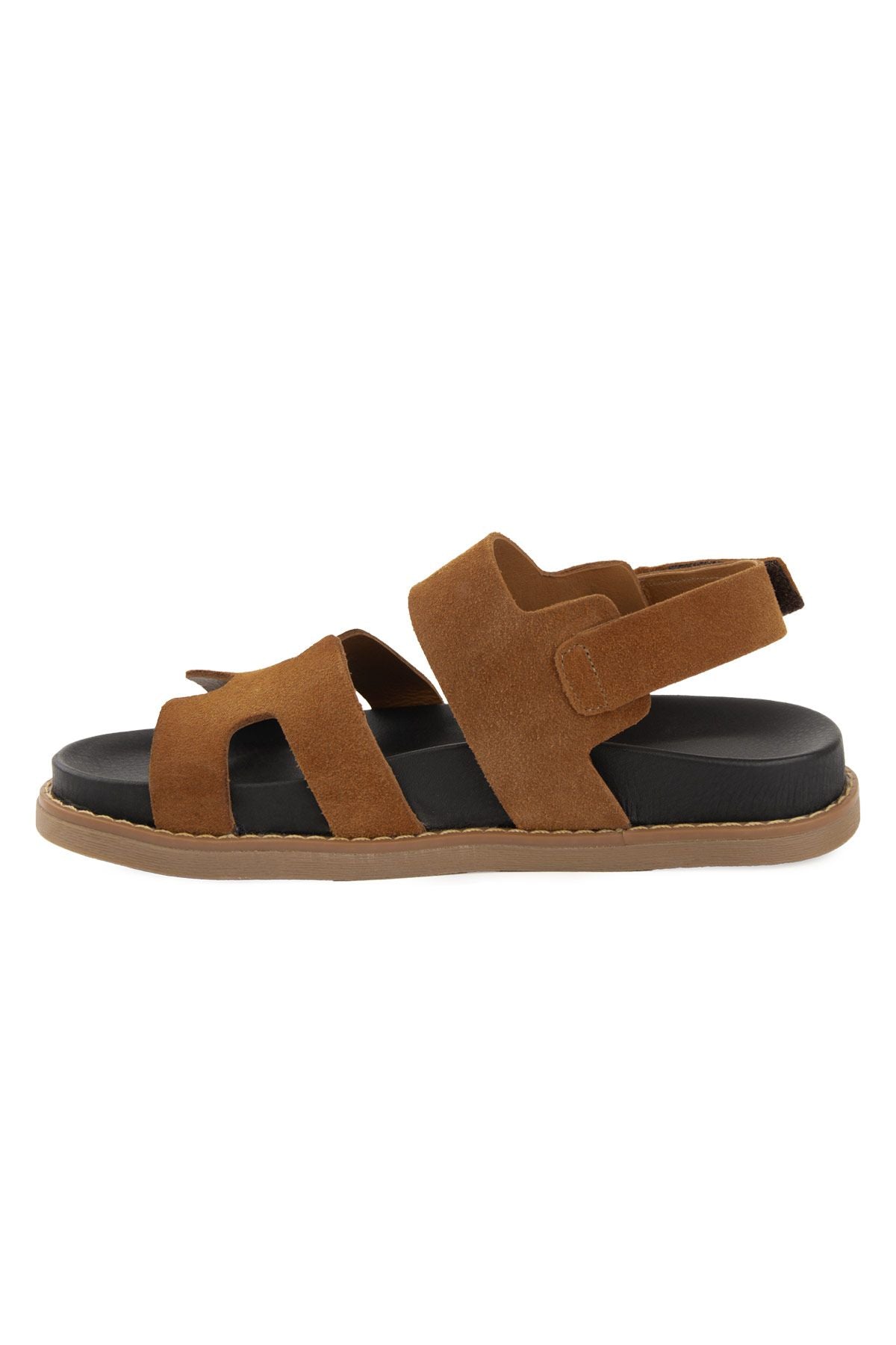 Süet Kadın Sandalet 215570 Taba