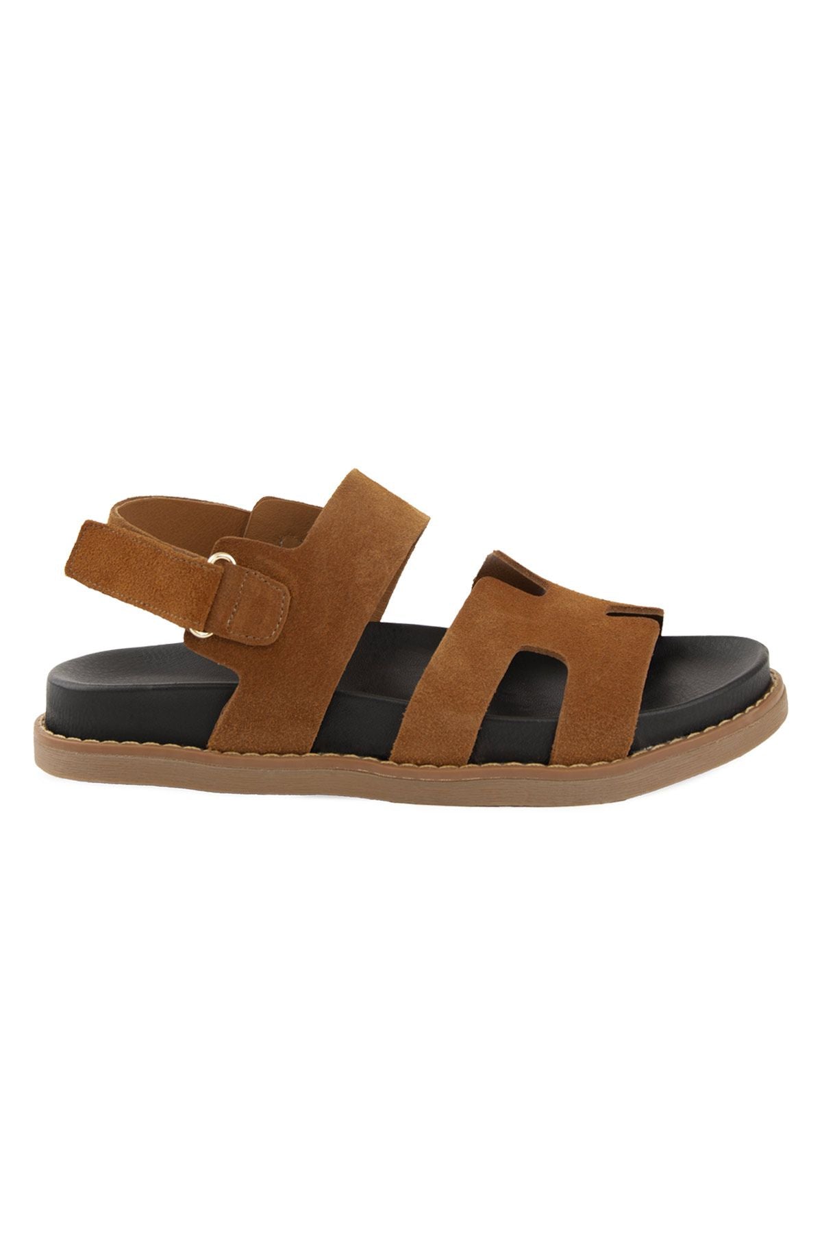 Süet Kadın Sandalet 215570 Taba