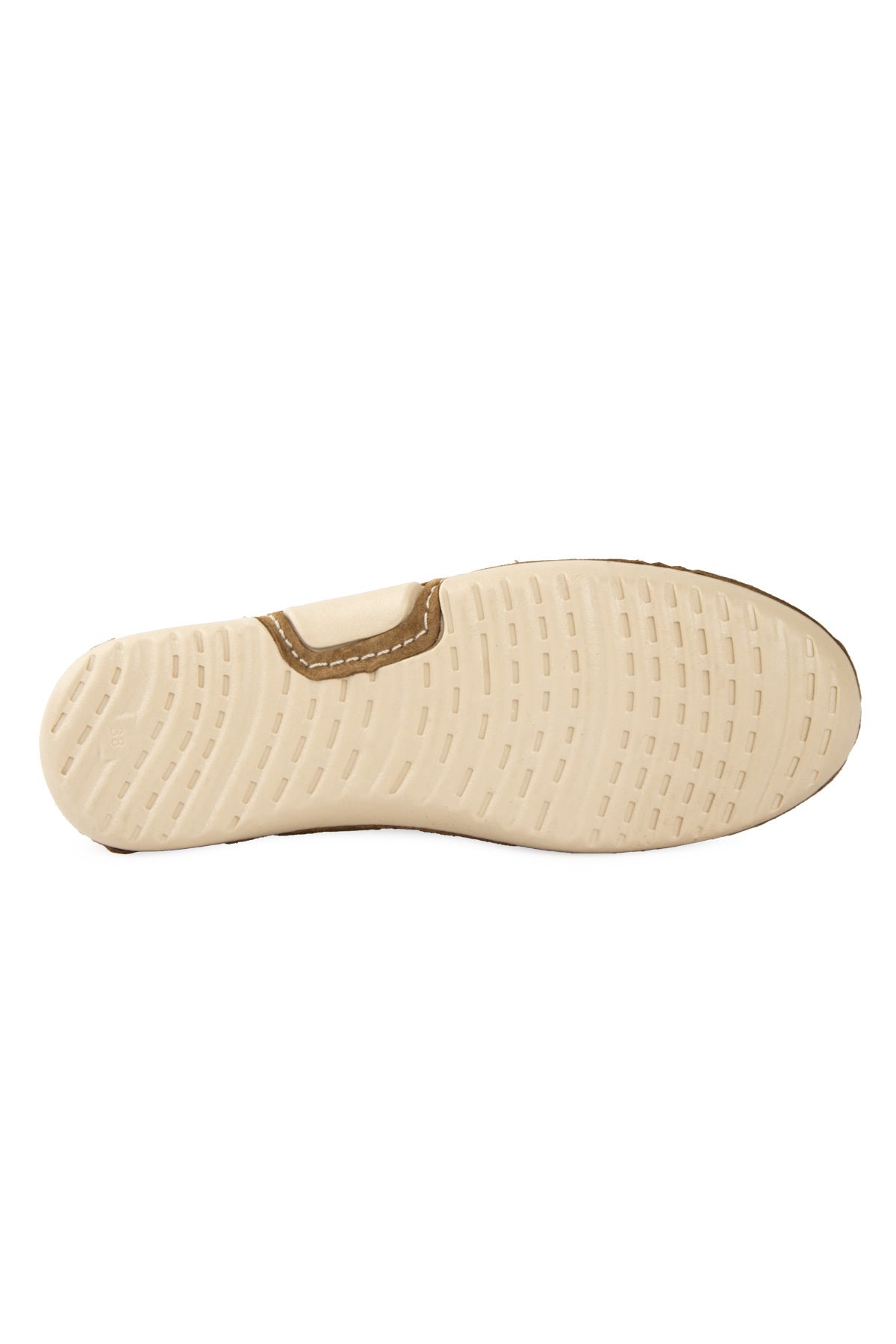 Süet Klasik Kadın Loafer DG6107 Taba
