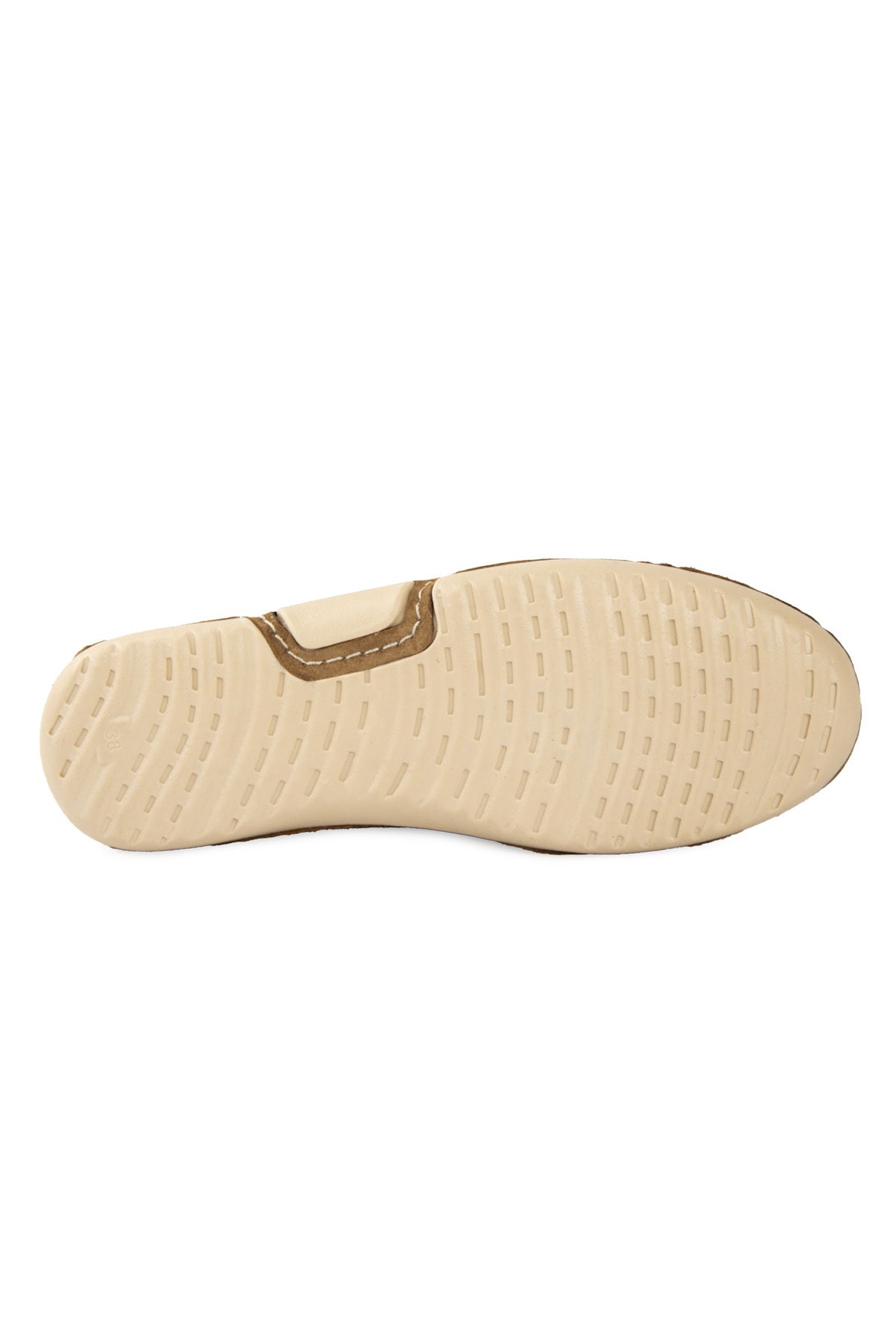 Süet Zincir Detaylı Loafer DG6105 Taba