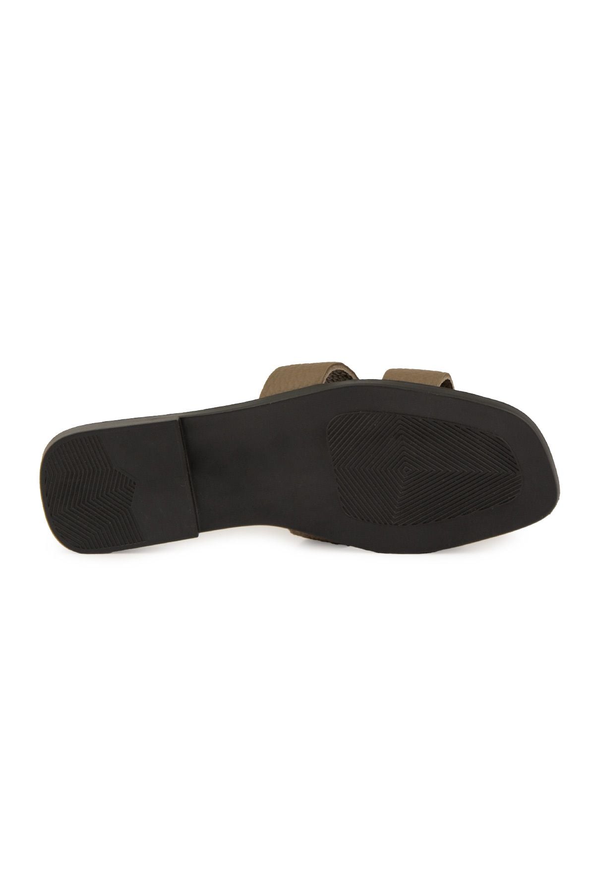 Vibe Kadın Deri Terlik 215540 Vizon