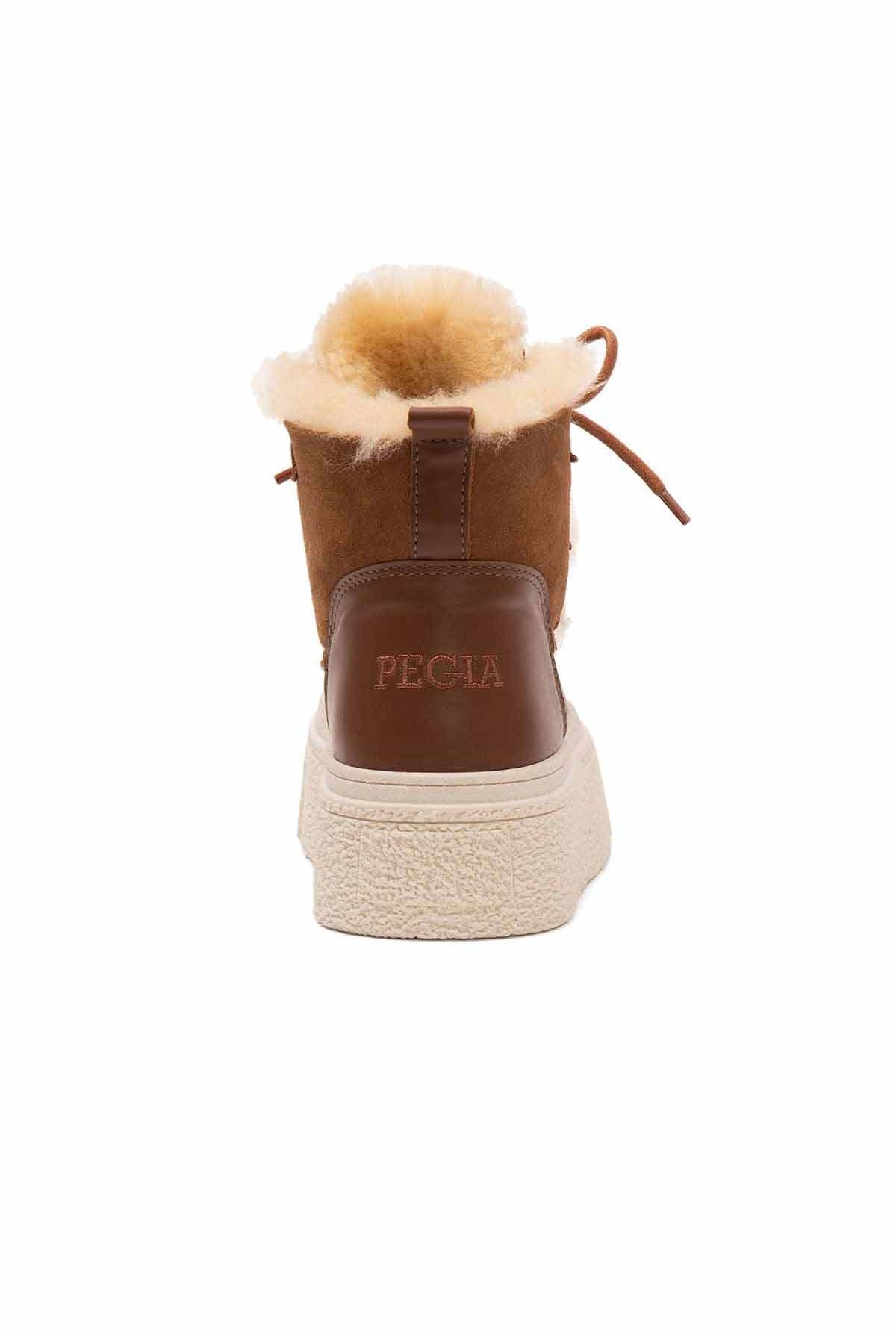 Yüksek Taban Kadın Sneaker 191351 Taba