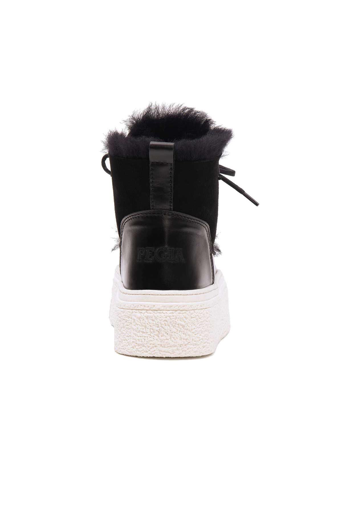 Yüksek Taban Kadın Sneaker 191351 Siyah