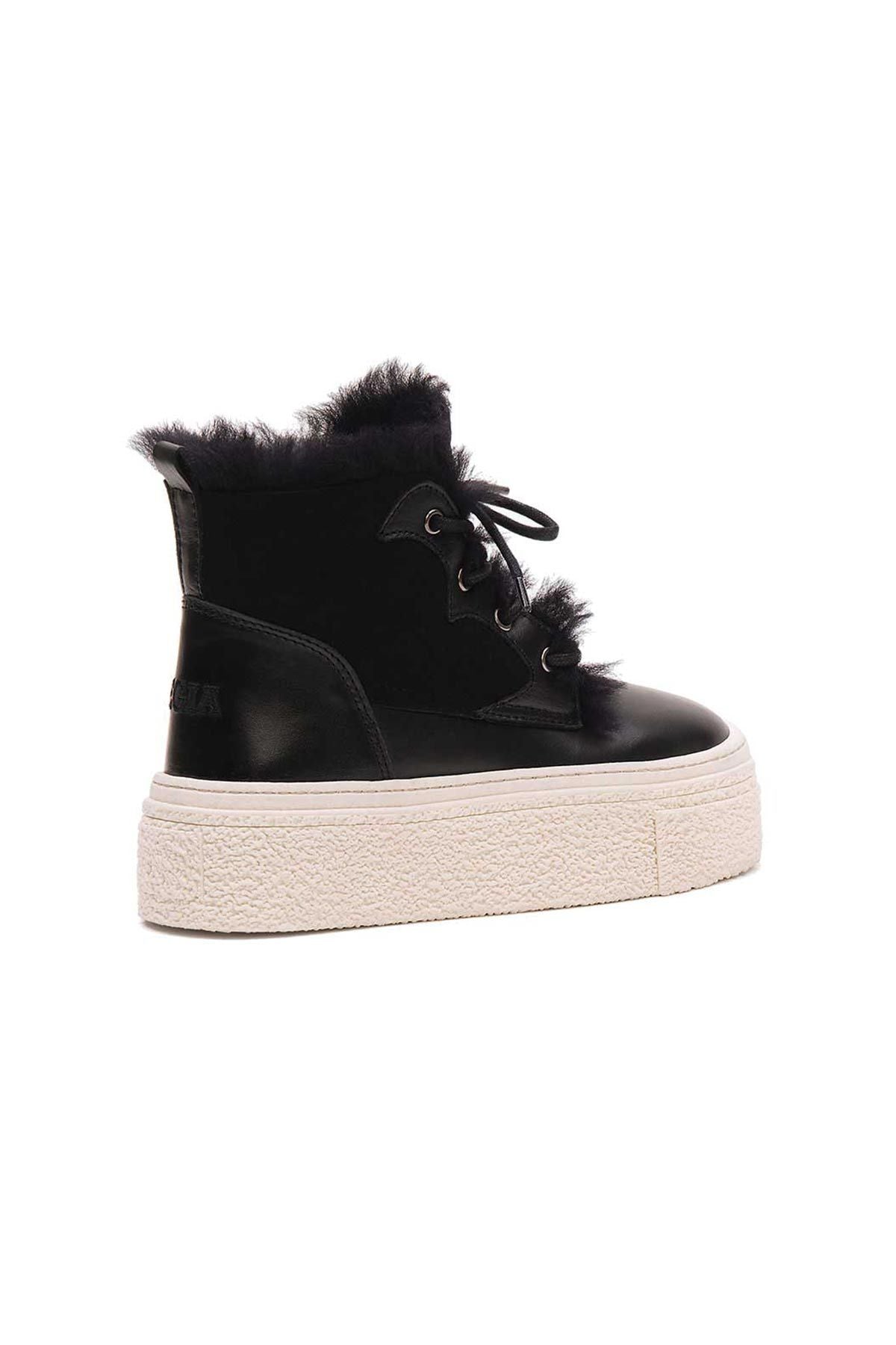 Yüksek Taban Kadın Sneaker 191351 Siyah
