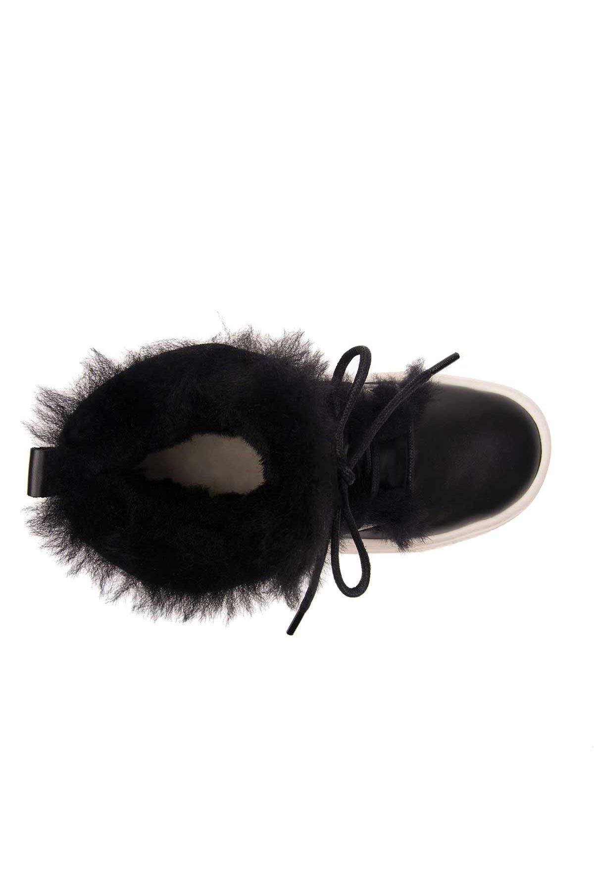 Yüksek Taban Kadın Sneaker 191351 Siyah