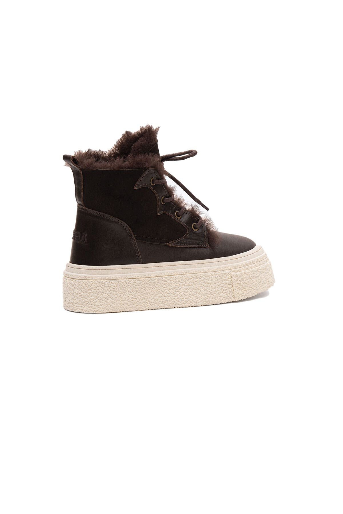 Yüksek Taban Kadın Sneaker 191351 Kahve