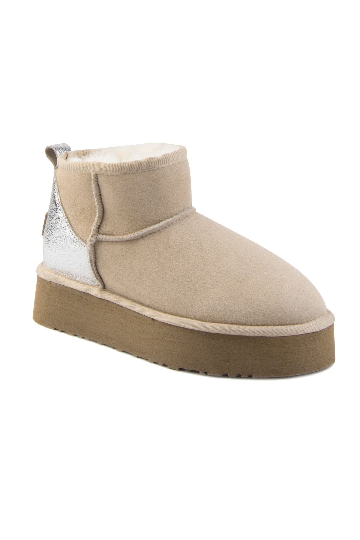 Yüksek Taban Kadın Bot 191301 Bej