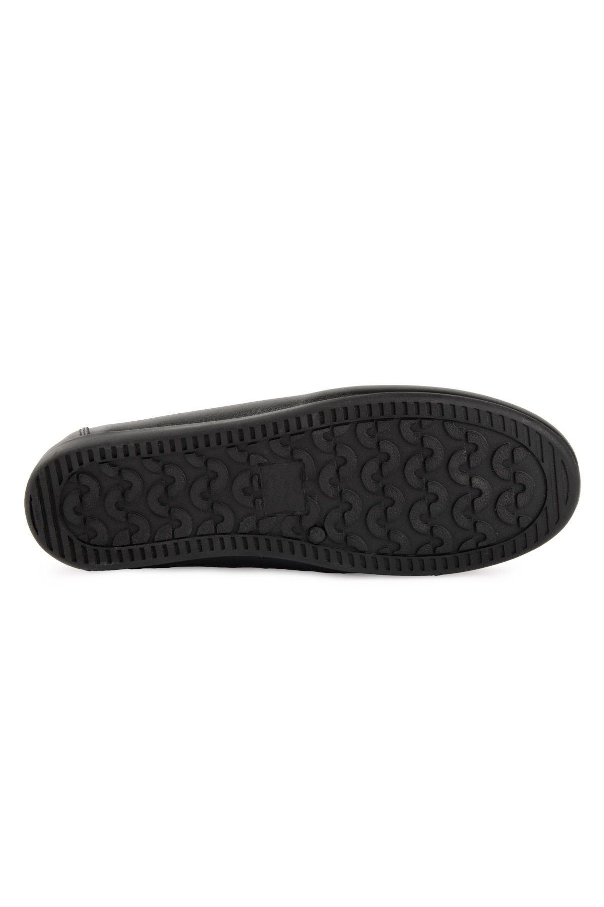 Zımbalı Deri Kadın Loafer 700921 Siyah