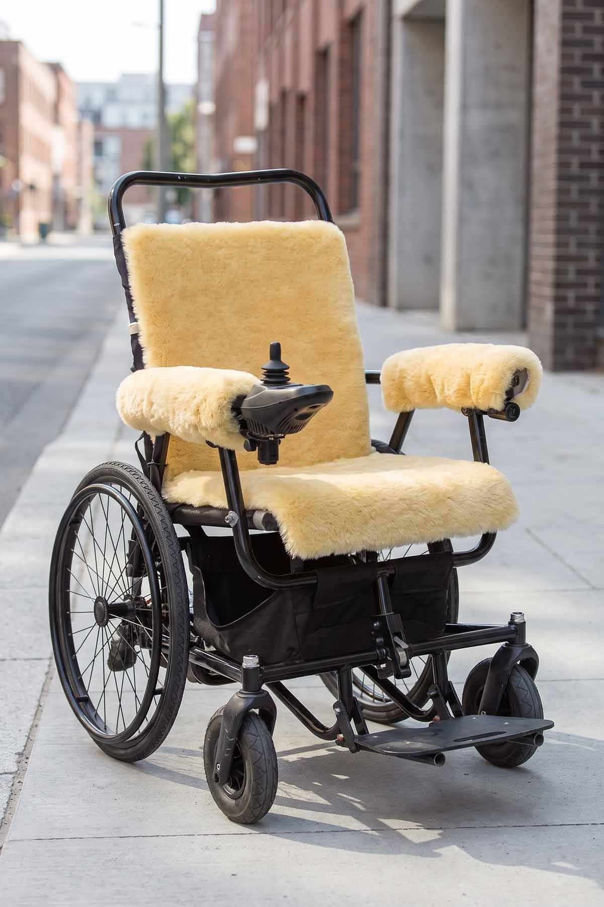 Medikal Post Tekerlekli Sandalye Minderi MDK014 Naturel